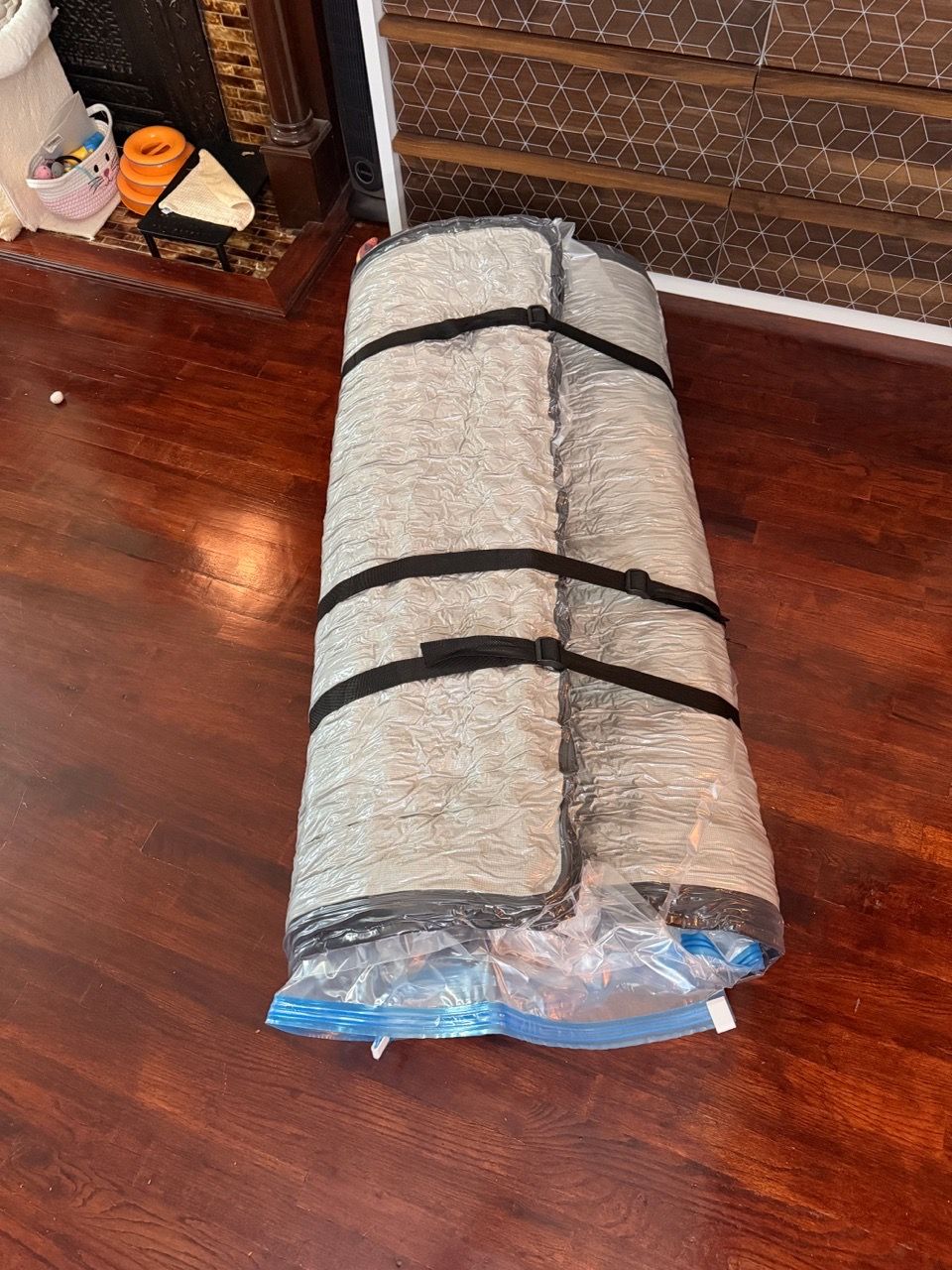 Queen Plush Mattress- compressed and rolled up - photo 2