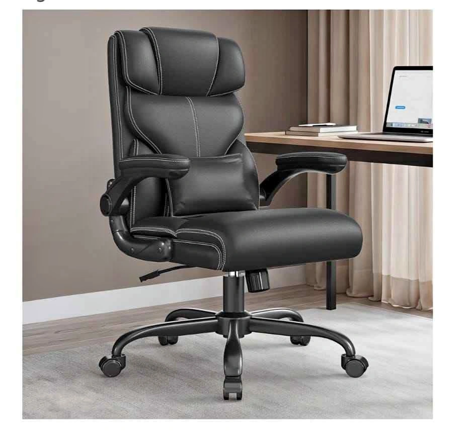 Executive Office Chair with Flip-up Armrests