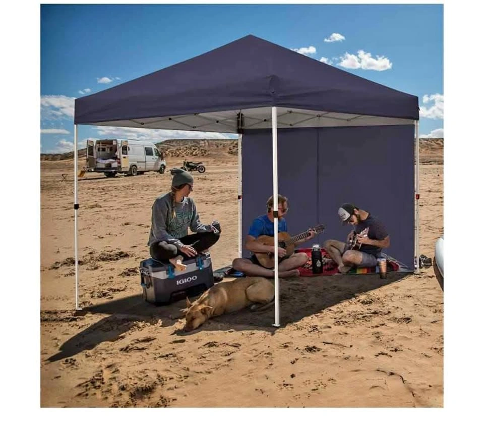 10x10 FT Pop Up Canopy with Sidewall and Carrying Bag
