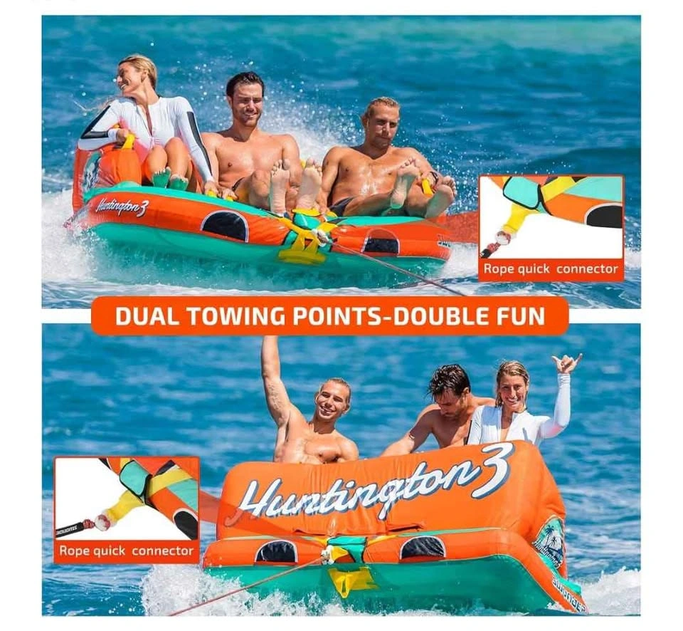 3 Person Towable Tube for Boating - photo 3
