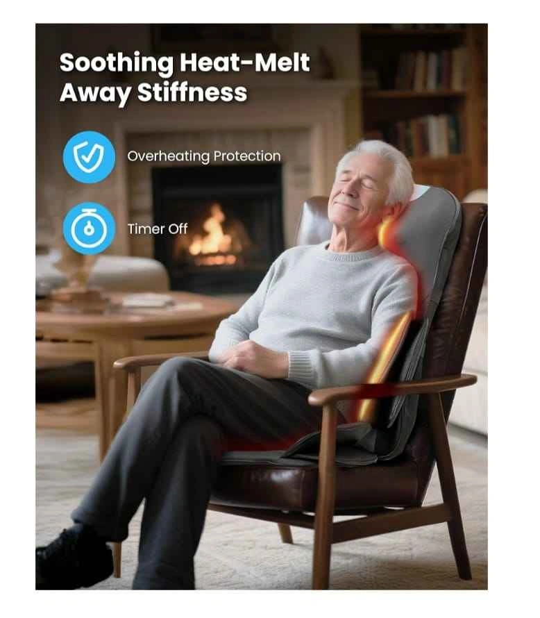 COMFIER Shiatsu Massage Chair Pad with Heat - photo 2