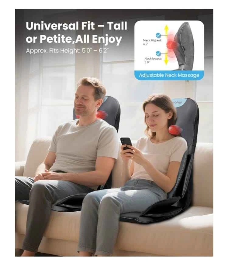 COMFIER Shiatsu Massage Chair Pad with Heat - photo 4