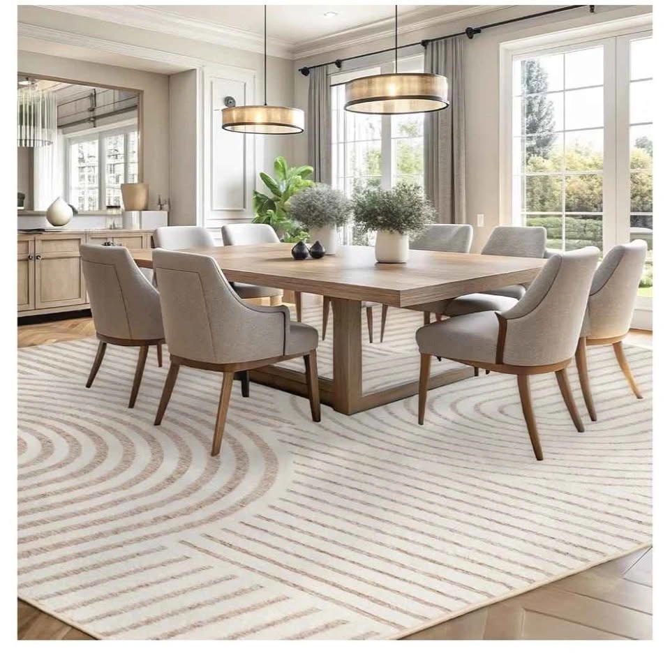 Brand new 8x10 Area Rug - Non Slip Soft Geometric Carpet - photo 4