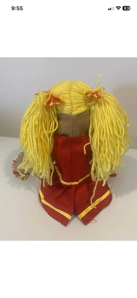 Melissa & Doug Cheerleader Hand Puppet Blonde Girl w/ Rod - photo 4