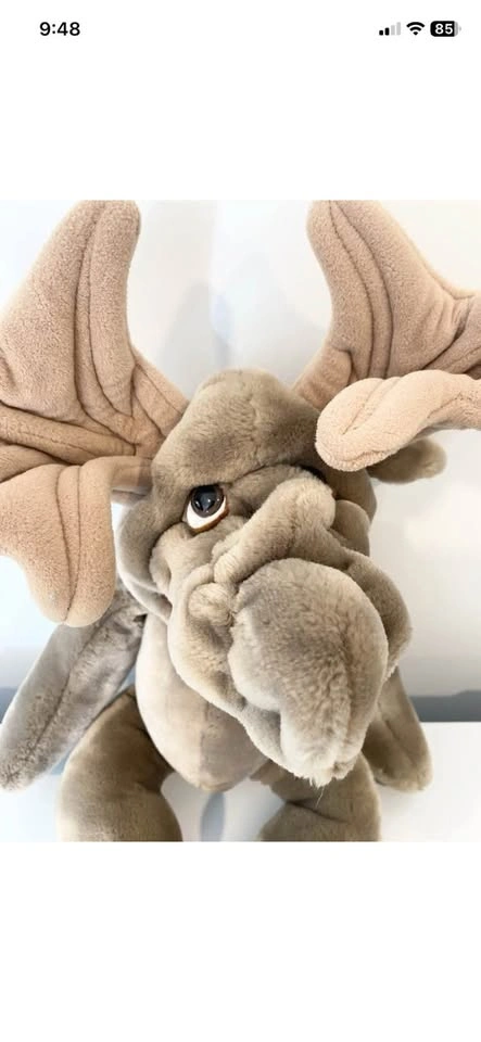 Vintage Wrinkles Moogums Moose Plush Hand Puppet - photo 2