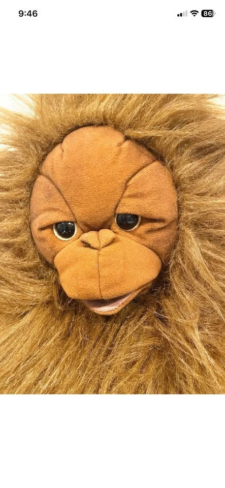 Folkmanis Orangutan Hand Puppet 27” Large Plush Stuffed Animal - photo 2