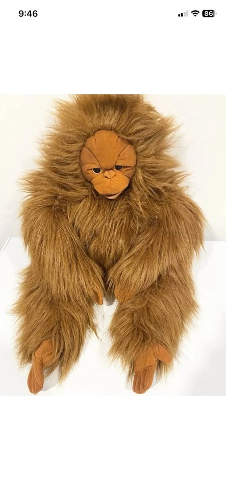 Folkmanis Orangutan Hand Puppet 27” Large Plush Stuffed Animal - photo 3