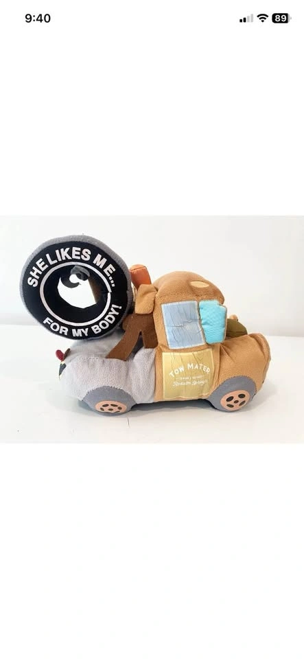 Disney Parks Pixar Cars Tow Mater Plush Tow Truck 10” - photo 2