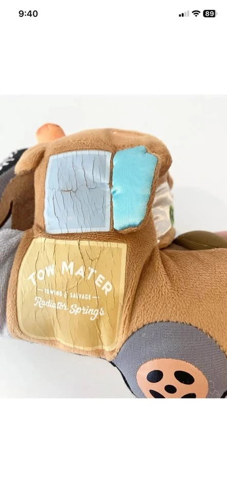 Disney Parks Pixar Cars Tow Mater Plush Tow Truck 10” - photo 3