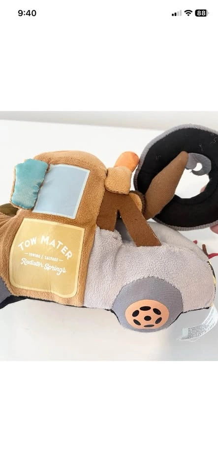 Disney Parks Pixar Cars Tow Mater Plush Tow Truck 10” - photo 4