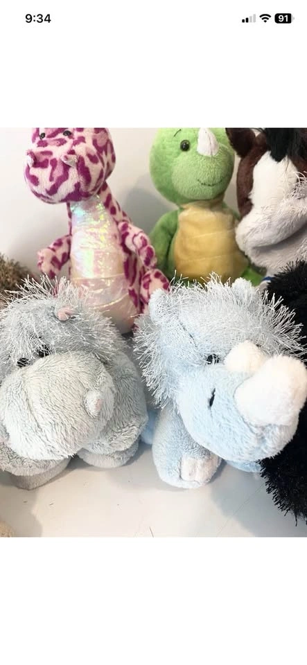 Webkinz Plush Lot of 10 Ganz Lil’ Kinz Dinosaurs Elephant - photo 3