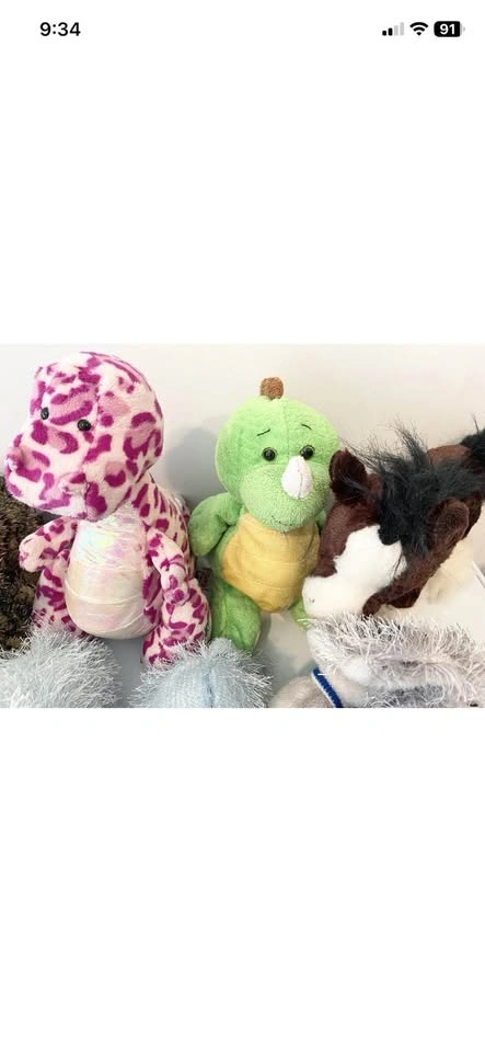 Webkinz Plush Lot of 10 Ganz Lil’ Kinz Dinosaurs Elephant - photo 5