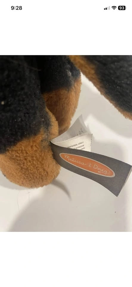 Melissa & Doug Dachshund Plush Stuffed Dog 14” - photo 4
