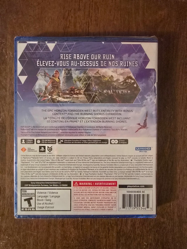 Horizon Forbidden West Complete Edition PS5 Unopened - photo 2