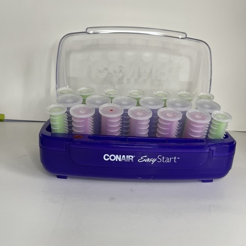 Conair Easy Start Hot Rollers 20 Multi Sized with clips tested
