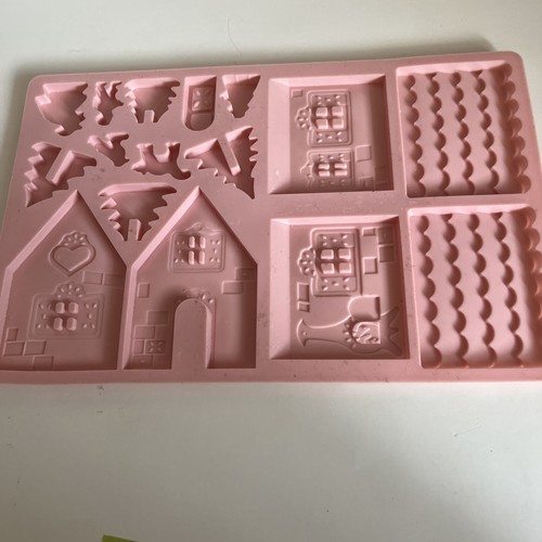 Gingerbread House silicone Chocolate Mold set of 2