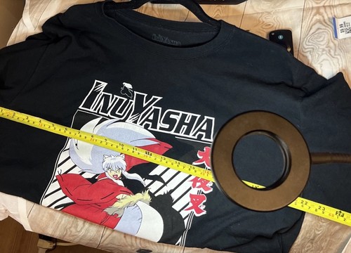 Inuyasha Anime Graphic T-Shirt Black Size Large - photo 2