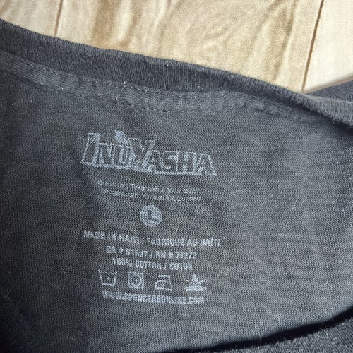 Inuyasha Anime Graphic T-Shirt Black Size Large - photo 4