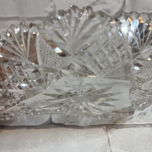 American Brilliant ABP Crystal Cut Glass Bon Bon Dish Bird - photo 5