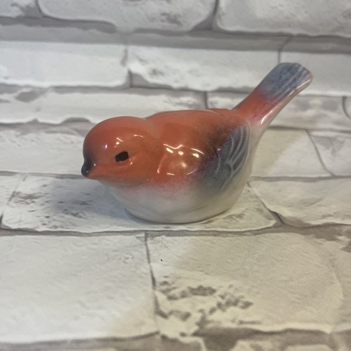 Vintage 60’s Red Bird Hand Painted Figurine Collectible