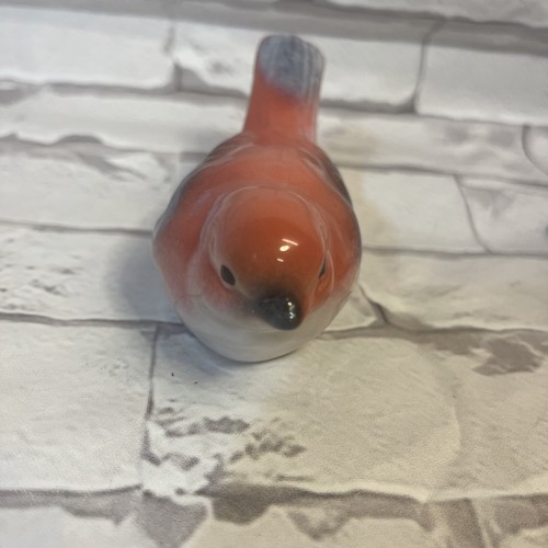Vintage 60’s Red Bird Hand Painted Figurine Collectible - photo 2