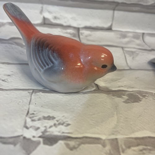 Vintage 60’s Red Bird Hand Painted Figurine Collectible - photo 3