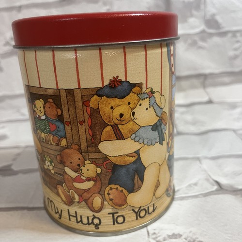 VTG 1920s Tin 'This Bears My Hug to You' Grandma Core - photo 2