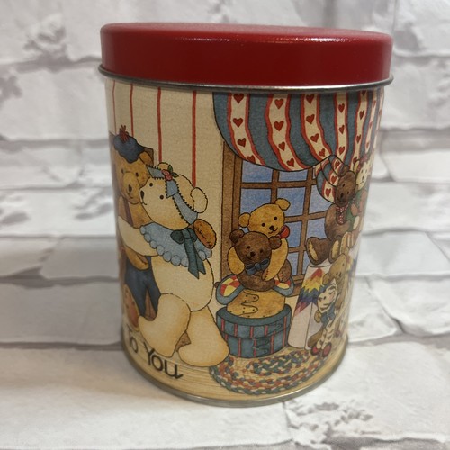 VTG 1920s Tin 'This Bears My Hug to You' Grandma Core - photo 3