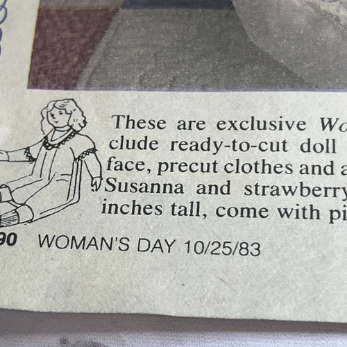 Vintage Darling Dolls SEWING PATTERN 18" Cloth DOLLS 1983 - photo 3