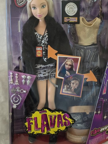 Vintage 2003 Mattel Flavas Awards P.BO Doll NIB Sealed - photo 4
