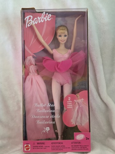 Vintage Barbie Ballet Star Doll - New In Box - 2001 Mattel #5393