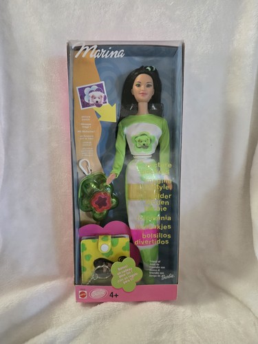 VINTAGE 2000 Barbie Picture Pockets Marina Doll NIB NRFB