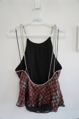 Redemption FW18 Silk-Blend Lurex Jacquard Halter Top - IT 44 - photo 2