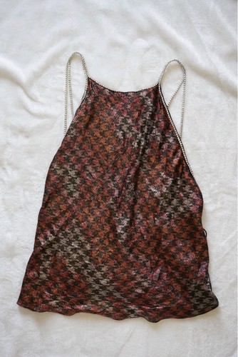 Redemption FW18 Silk-Blend Lurex Jacquard Halter Top - IT 44 - photo 3