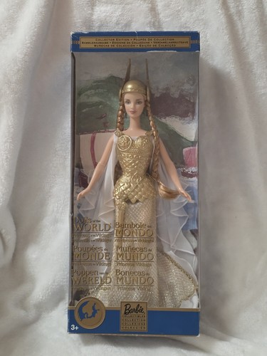 Vintage 2003 Barbie Dolls of the World Princess of the Vikings