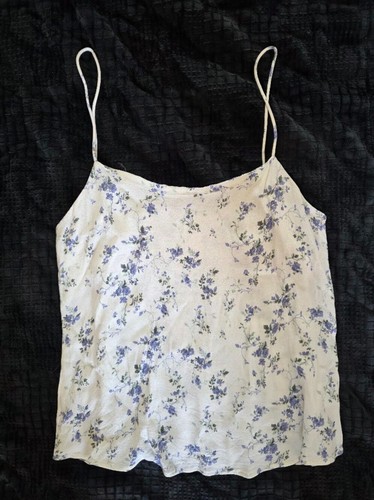 Reformation Andrea Top in White Floral – Size L
