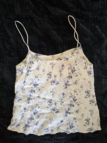 Reformation Andrea Top in White Floral – Size L - photo 5