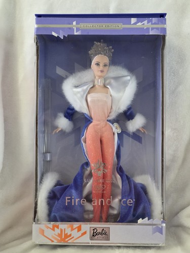 Vintage 2001 Fire and Ice Barbie Salt Lake 2002 Olympics