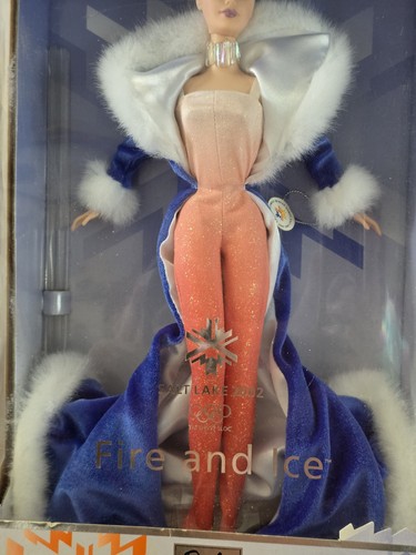 Vintage 2001 Fire and Ice Barbie Salt Lake 2002 Olympics - photo 4