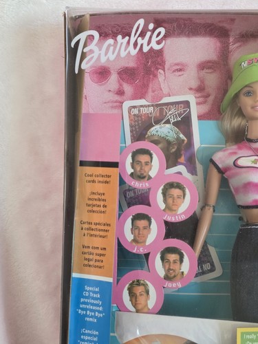 Vintage 2000 NSYNC #1 Fan Barbie Doll NIB with Remix CD - photo 3