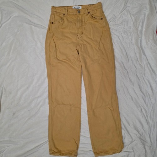Reformation Cowboy High-Rise Straight Jeans – Mustard Yellow - photo 2