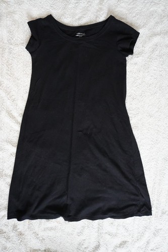 NWOT Eileen Fisher XXS Black Organic Cotton Jersey Dress - photo 5