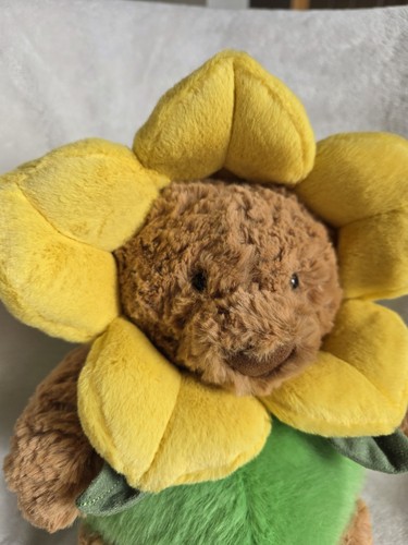 NWT Jellycat Medium Bartholomew Bear Daffodil Outfit Plush - photo 3