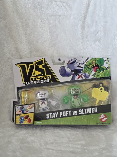 Mattel Ghostbusters Stay Puft vs Slimer Rip-Spin Warriors 2-Pack