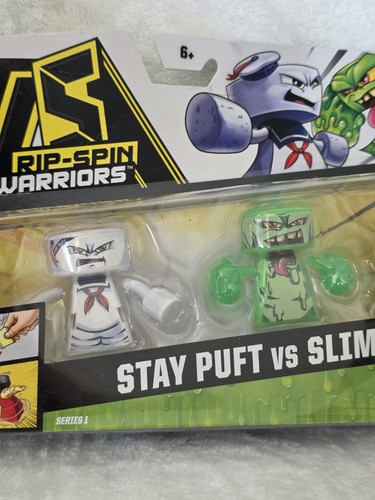 Mattel Ghostbusters Stay Puft vs Slimer Rip-Spin Warriors 2-Pack - photo 2