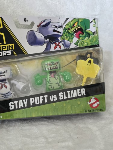Mattel Ghostbusters Stay Puft vs Slimer Rip-Spin Warriors 2-Pack - photo 3