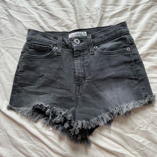 Vintage Y2K Guess Cut Off Micro Mini Jean Shorts