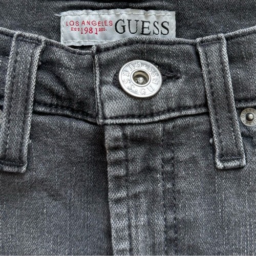 Vintage Y2K Guess Cut Off Micro Mini Jean Shorts - photo 3