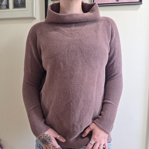 Free People Ottoman Slouchy Tunic Sweater in Nutmeg