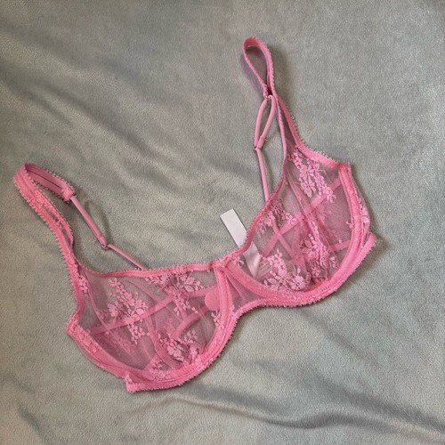 Urban Outfitters Out From Under Amber Firecracker Pink Bra